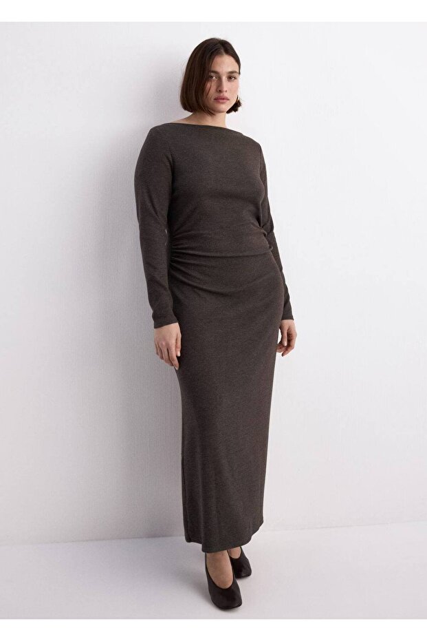 Fitted kesim elbise - 5