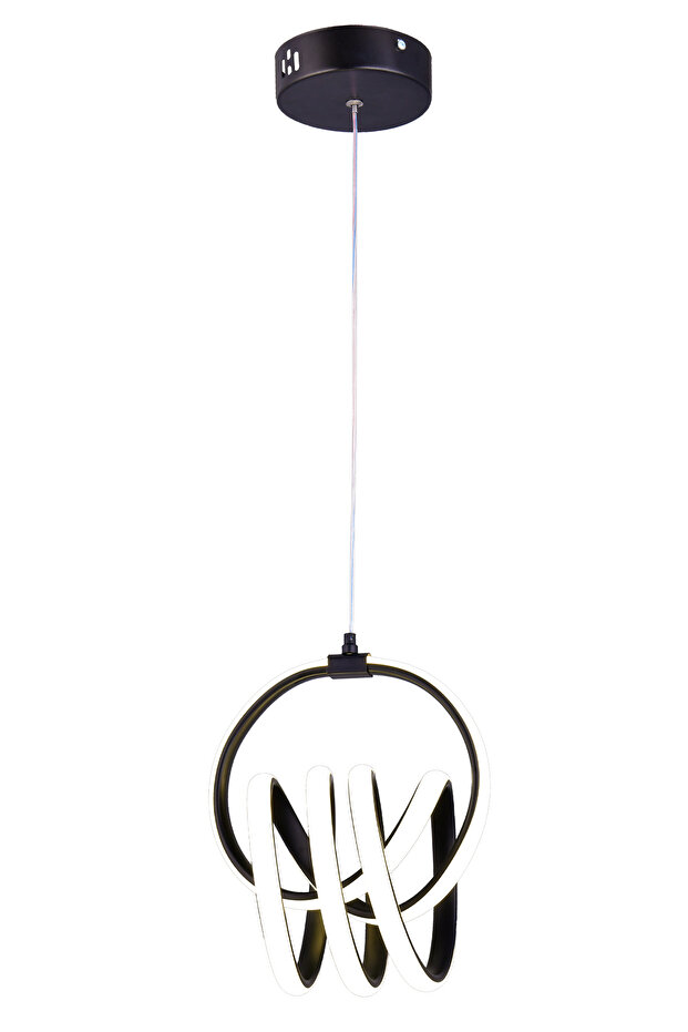 SOFYA TEKLİ LED AVİZE SİYAH - 2