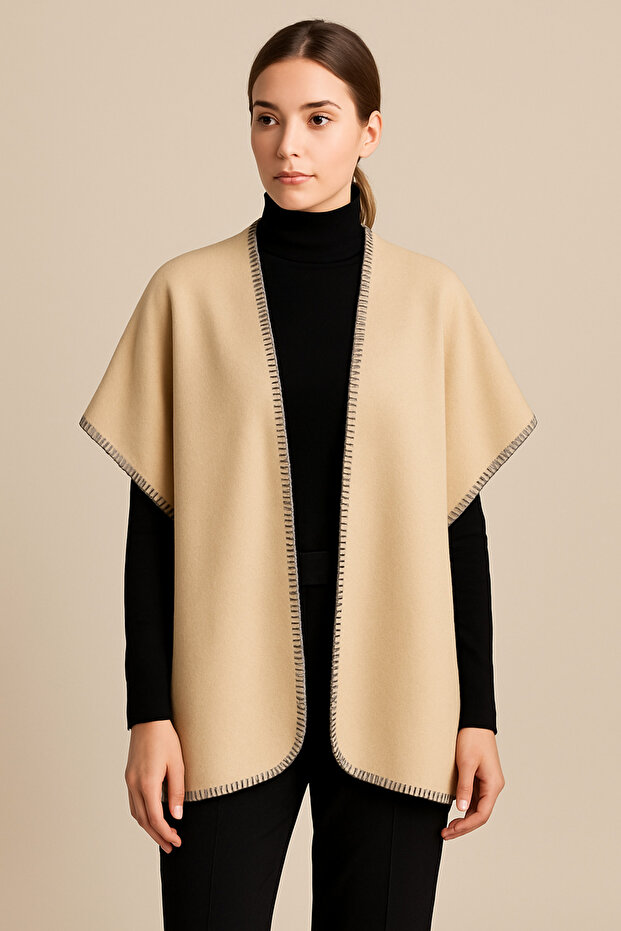 Shoulder Shawl, Shepherd's Stitch Scarf, Fleece Scarf