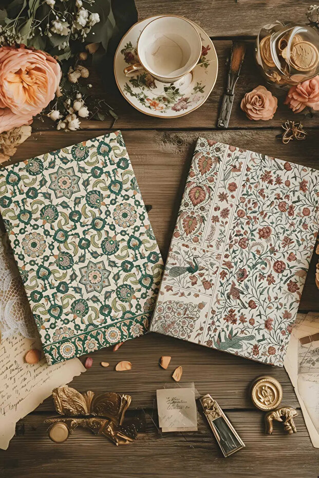 مجموعة دفاتر ملاحظات تقليدية مزدوجة