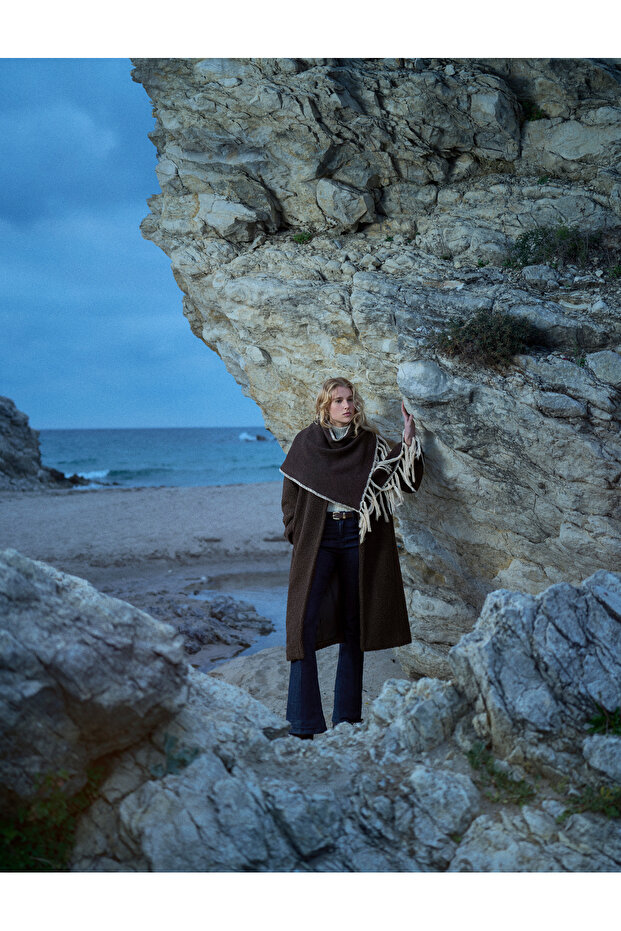 X Şahika Ercümen - Sherpa Coat with Oversized Pockets