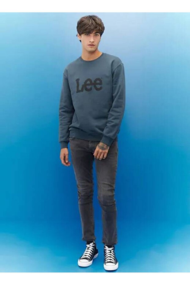 Erkek Gri Sweatshirt - 4