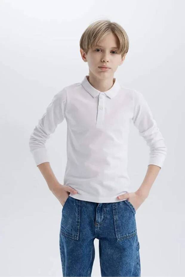 Long Sleeve Polo T-Shirt (25 Au)