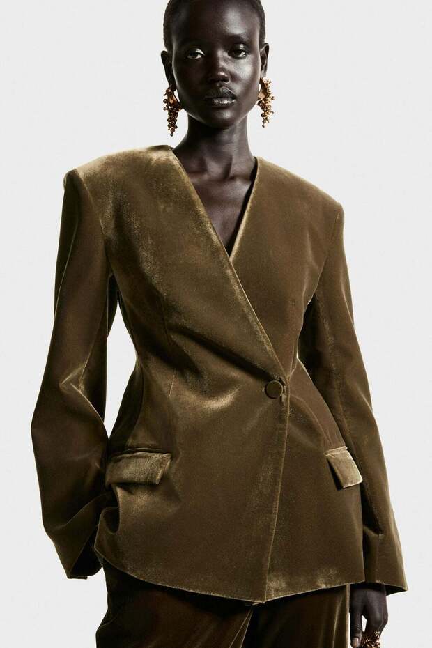 Velvet blazer