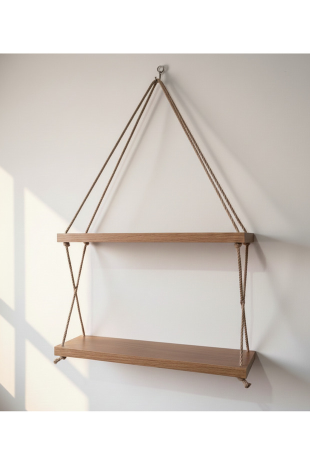 Halatlı duvar rafı - 3