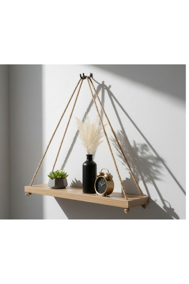 Halatlı Duvar Rafı - 3