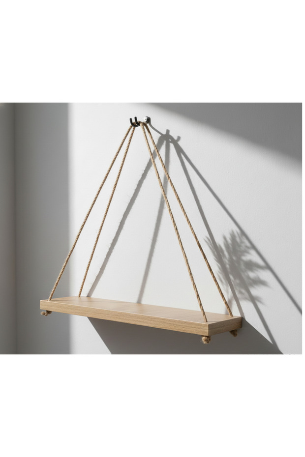 Halatlı Duvar Rafı - 2