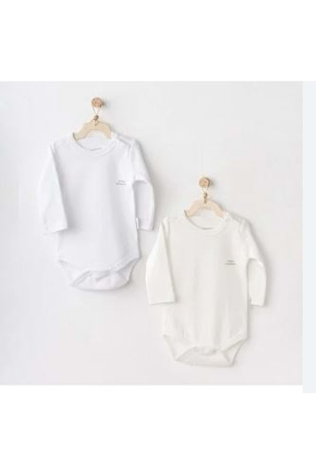 Ac25210 Long Sleeve 2'li Basic Body Ekru - 1
