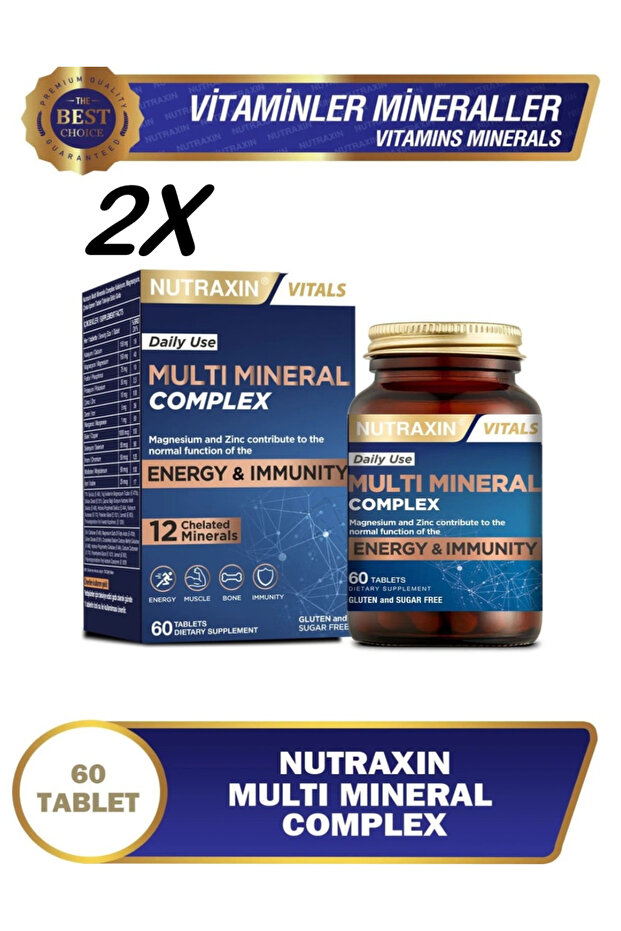 MultiMineral Complex Energy Immun 2X60 Tablet - 1