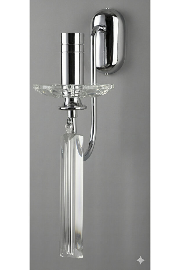 Kontes Tekli Aplik Krom - 6