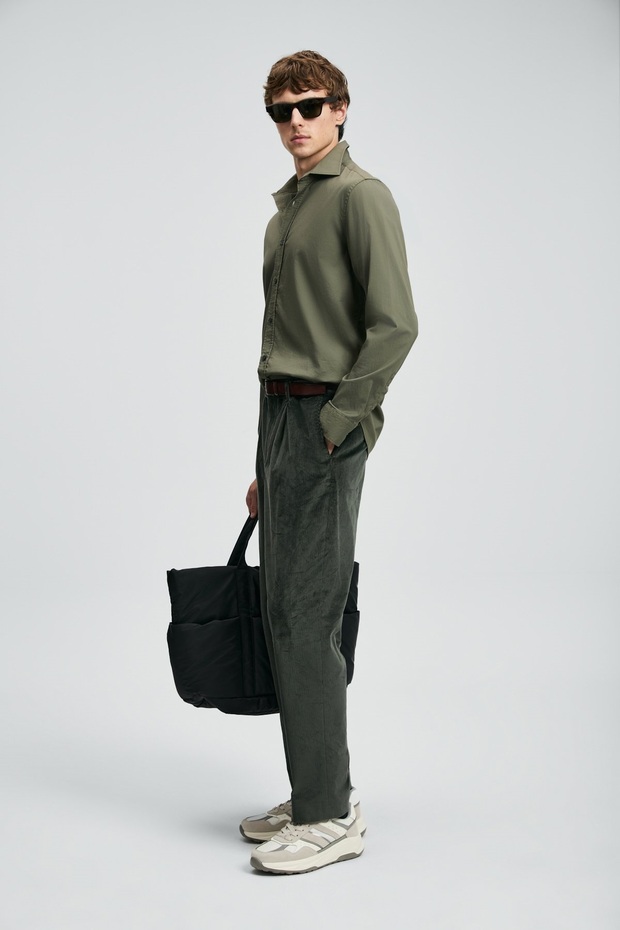 112010686 Ferla Basic Gömlek Regular Fit Erkek Gömlek BEYAZ - 2