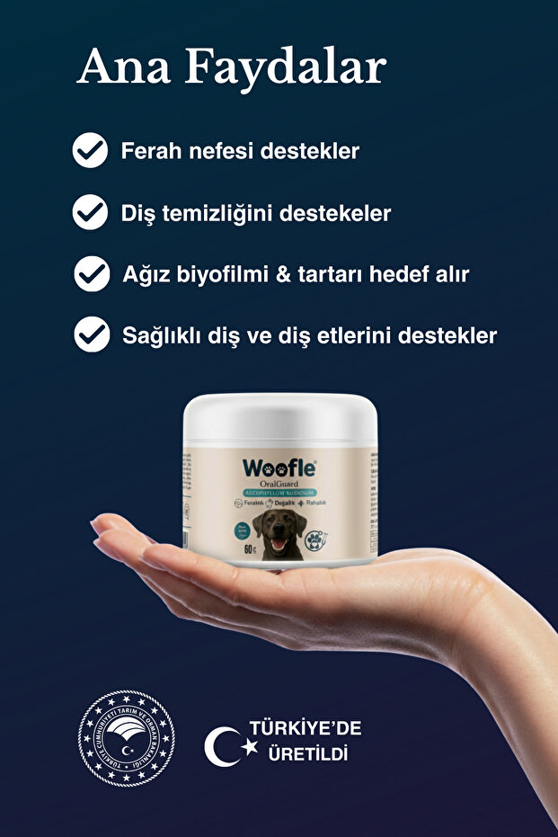 OralGuard Köpek Ağız ve Diş Bakım Tozu 60g - Plak, Tartar ve Koku Karşıtı Gelişmiş Formül - 8