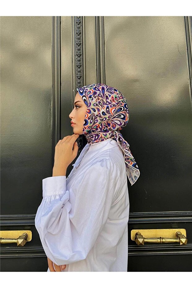 Relax Ebruli Soft Eşarp Krem 1147-10 - 2