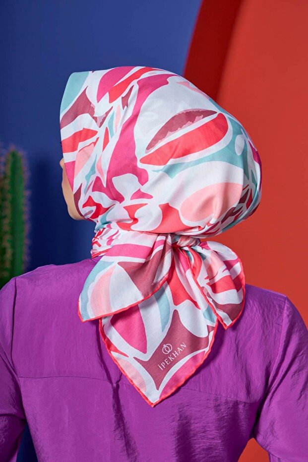 Eșarfă moale de colecție Marrakech Violet Red 1206-08 - 4