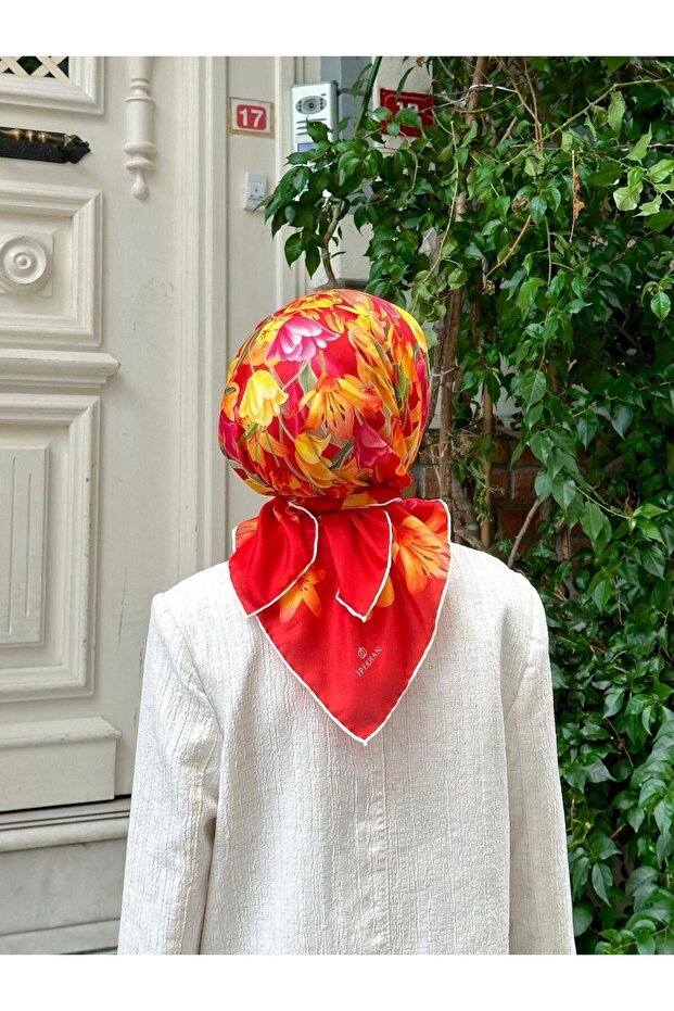 Pera Soft Eşarp Kırmızı 1148-13 - 3