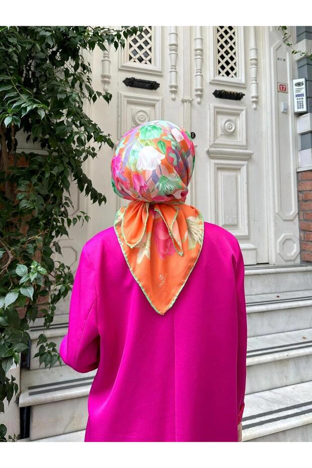 Pera Soft Eşarp Turuncu 1148-01 - 3