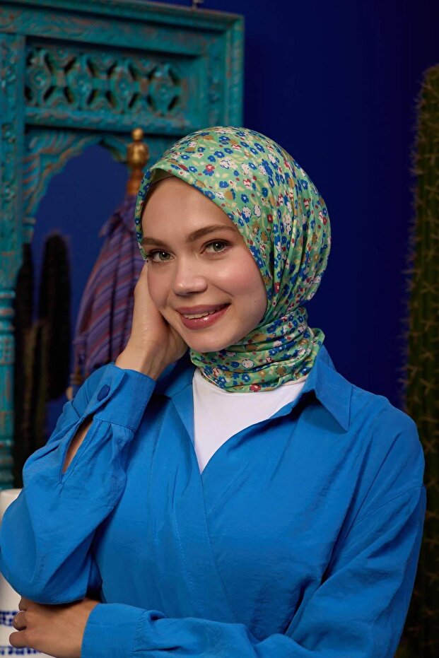 مجموعة مراكش وشاح ناعم أخضر زمردي 1193-08