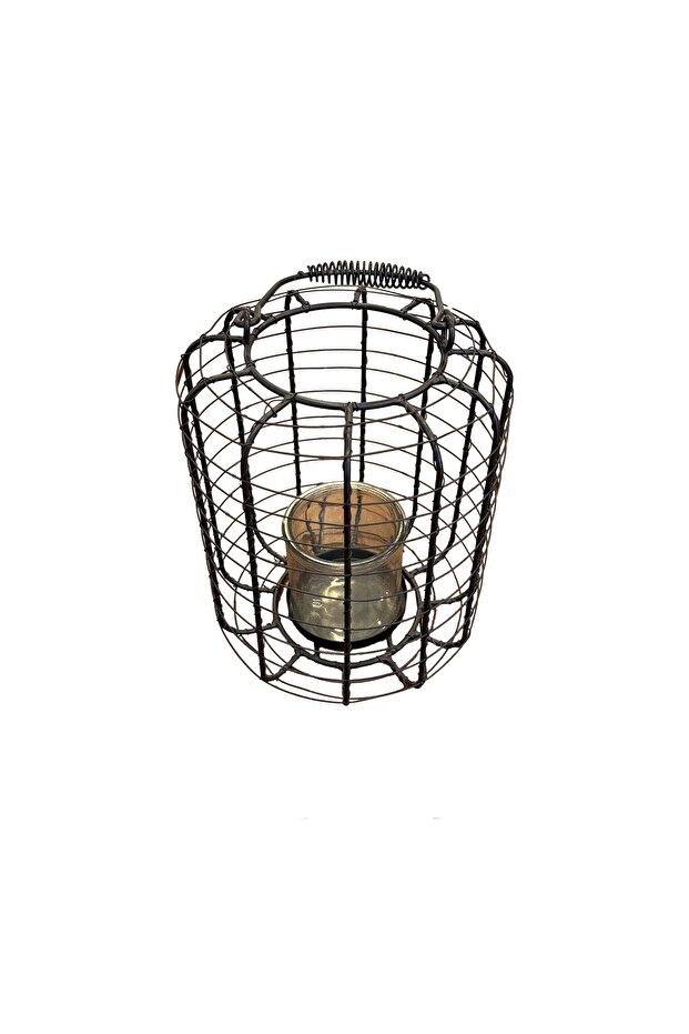 Metal Lantern - Siyah - 6