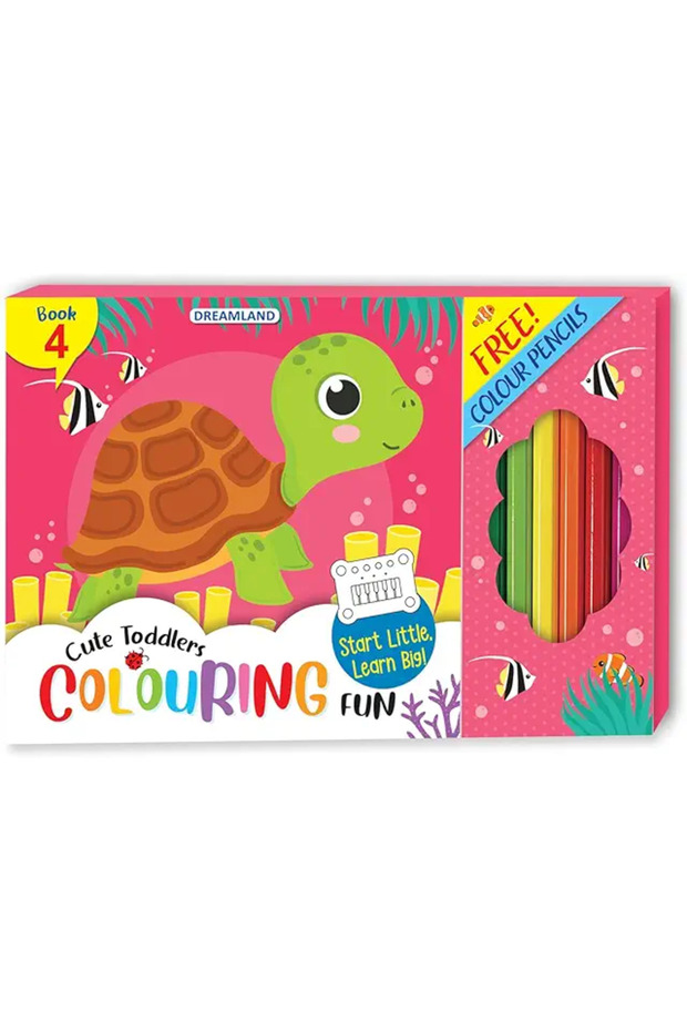 Cute Toddlers Colouring Fun Book 4 For Kids