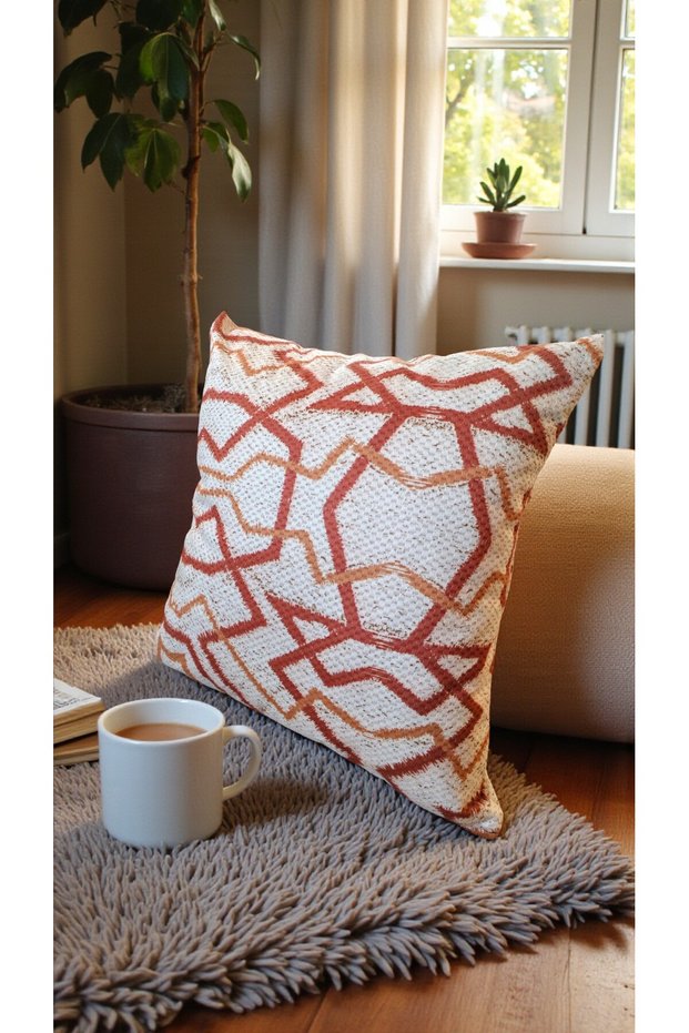 45X45 Throw Pillow (Filled) Living Room Cushion, Cushion, Children's Room Cushion, Sofa Cushion, Pillow