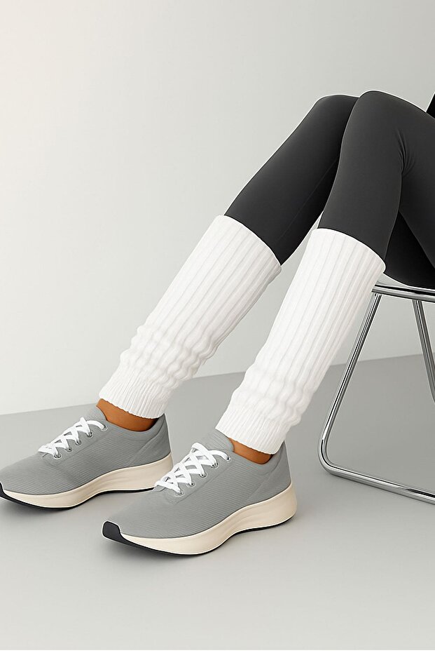 3 Çift Basic Kalın Pamuk Karışımlı Tozluk - 3