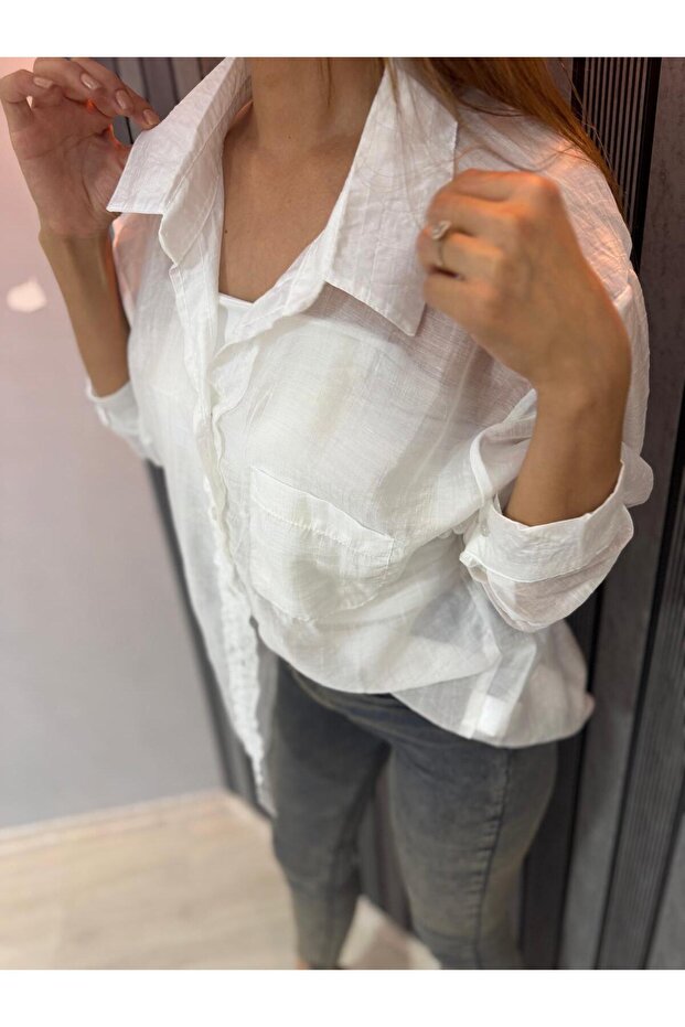 Salaş Şeffaf Gömlek - 3