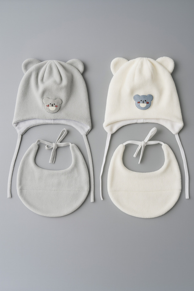 Fleece on the Outside, 100% Cotton on the Inside, 2-Pack Baby Beanie