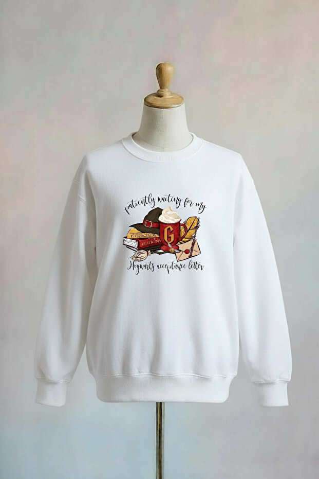 Harry Potter Printed Cotton 3 Thread Oversize Sweatshirt