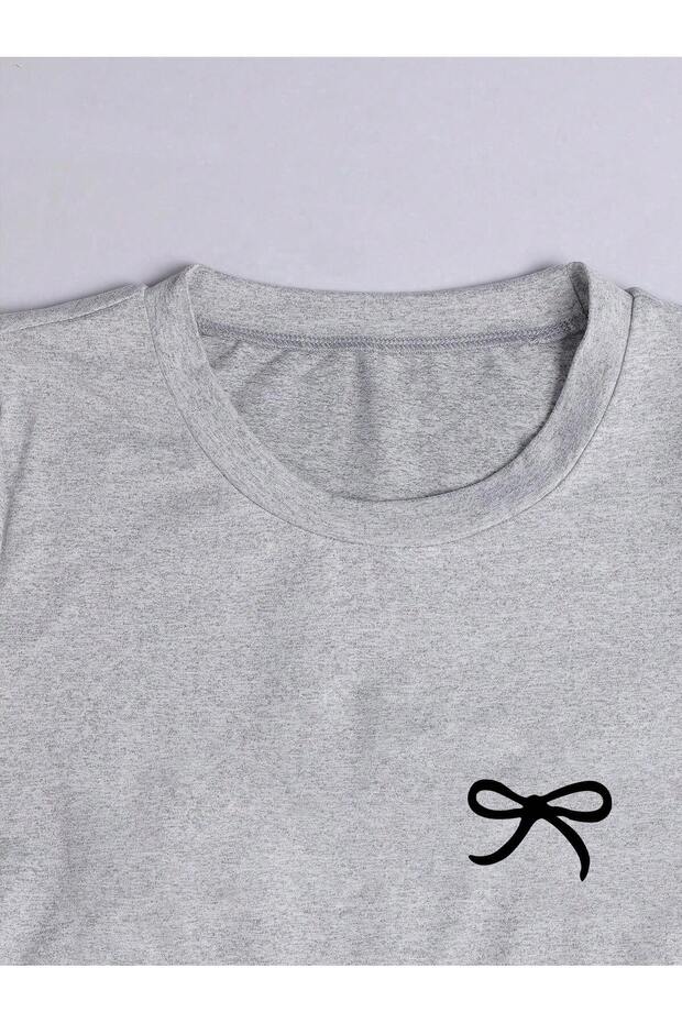 BASKILI OVERSIZE UNISEX TİŞÖRT - 6