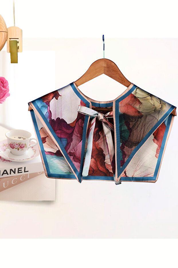 Artistic Autumn Dream Patterned Shoulder Shawl & Galerie Exclusive Style Luxury Collar Scarf