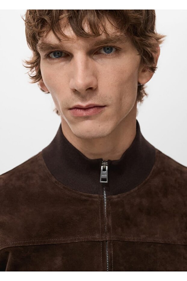 Deri ve süet ceket - 5