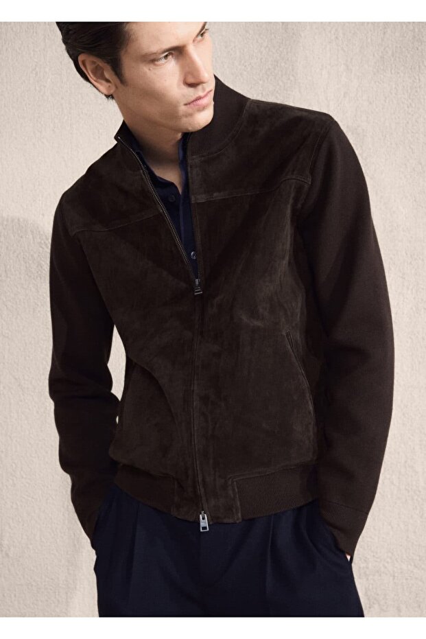 Deri ve süet ceket - 6