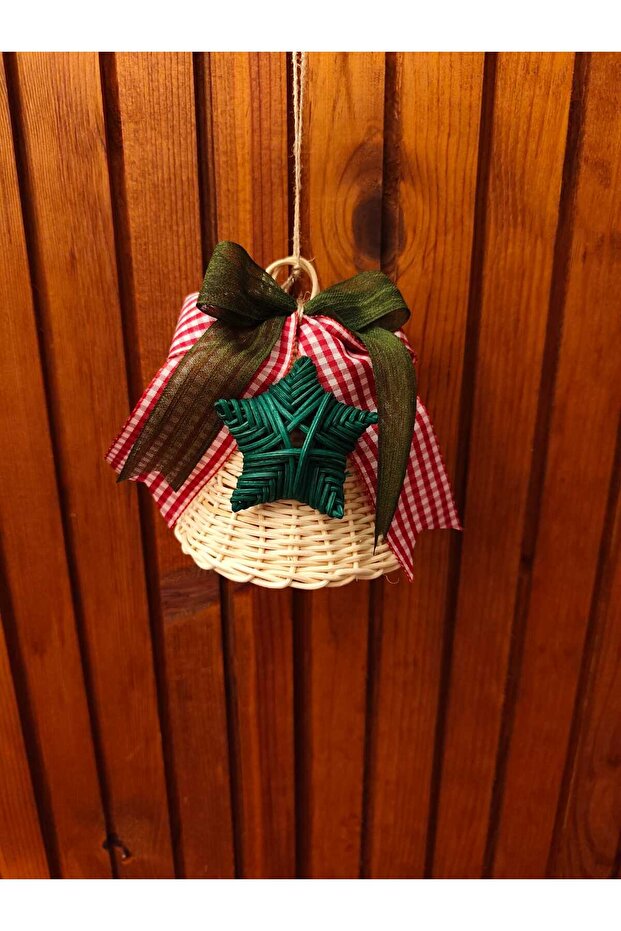 HASIR RATTAN MİNİ KAPI ÇANI ELYAPIMI - 2