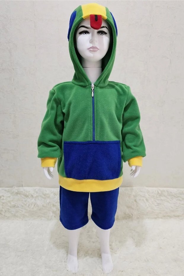 Luxury Hooded Cosplay Green Costume | Video Game Hooded Green Costume