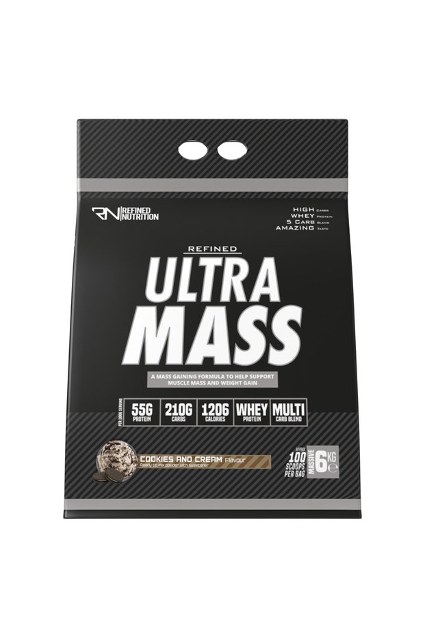 Ultra Mass 6kg – Cookies ’N’ Cream | Premium High-Calorie Gainer for Fast Size