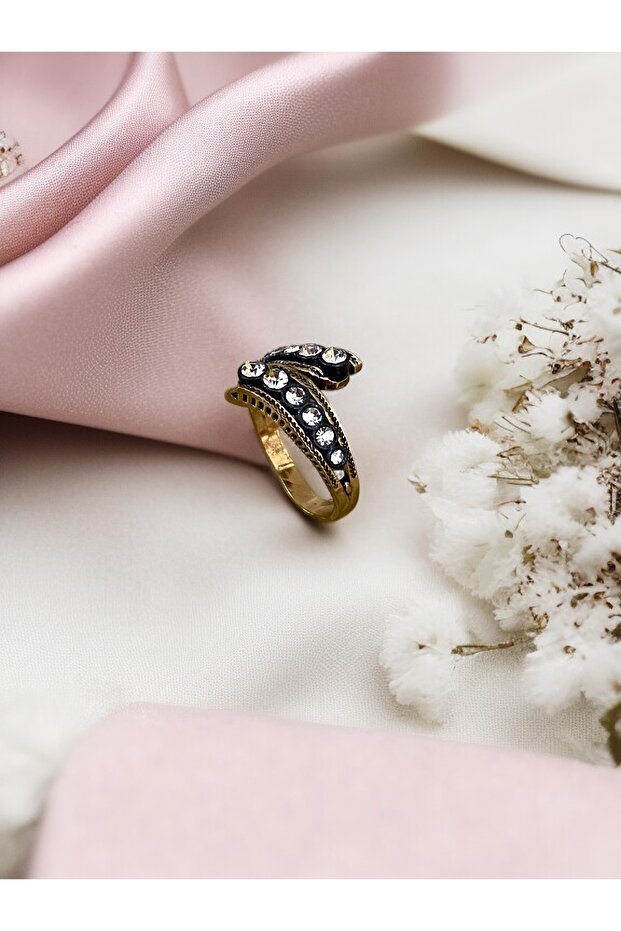 Zircon Stone Ring - 4