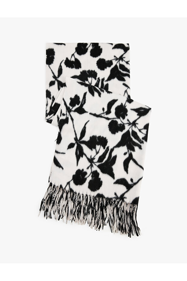 Floral Patterned Scarf