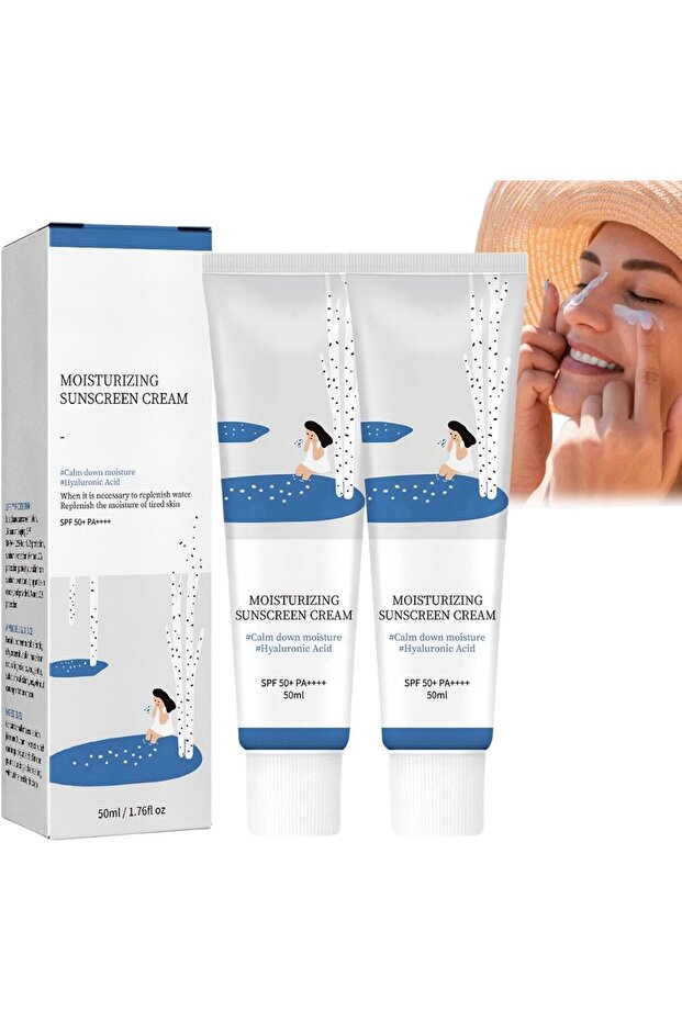 جل مرطب للوجه واقي من الشمس (عبوة من قطعتين) - 1