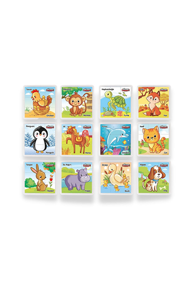 Puzzle 9piese Animals