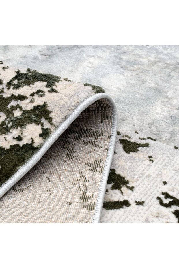 Harmony Modern Distressed Rug Area Rug Floor Covering 240x340cm-Olive Green 231200400427 - 5