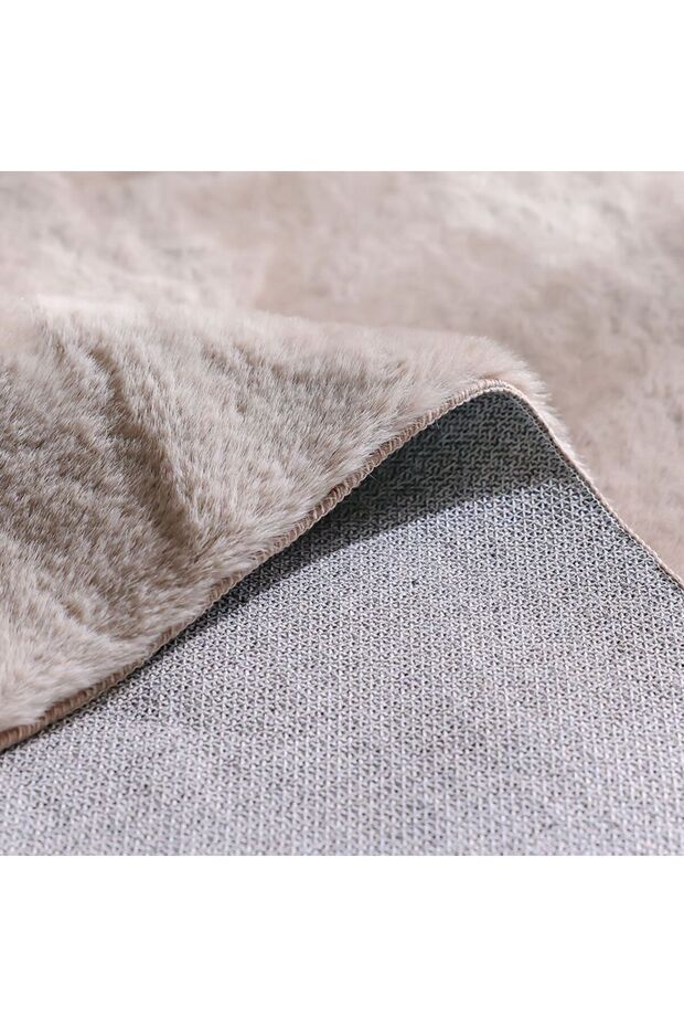 Plain Plush Solid Soft Fur Rug Area Rug Floor Covering 160x230cm-Cream 231200400401 - 5