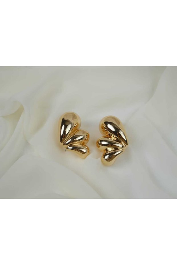 Bkp019 Triple Large Drop Earrings