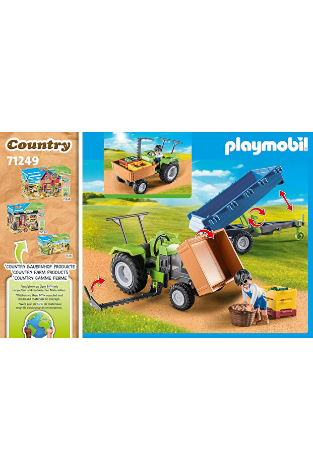 - Traktör Cu Remorca Si Muncitor - 5