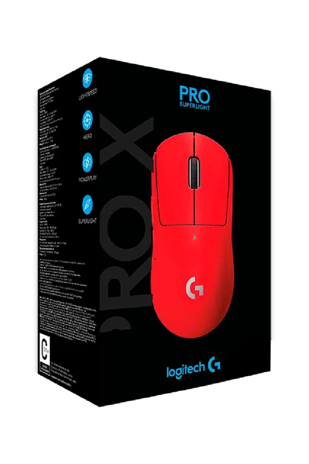 Mouse Pro X Super Ușor Wireless Roșu - 1
