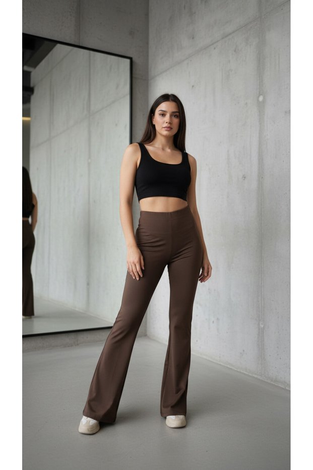 Flared Leggings Dive Fabric Leggings Yoga Leggings Sports Leggings Lycra Leggings High Waist Sports Leggings