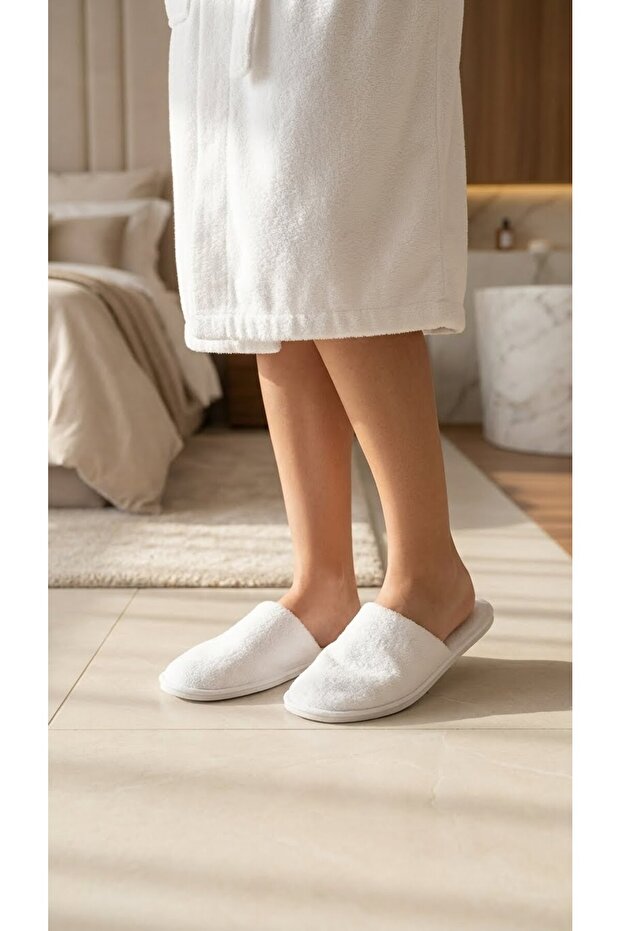 2'li Eva Tabanlı Ev Banyo Terlik - 2