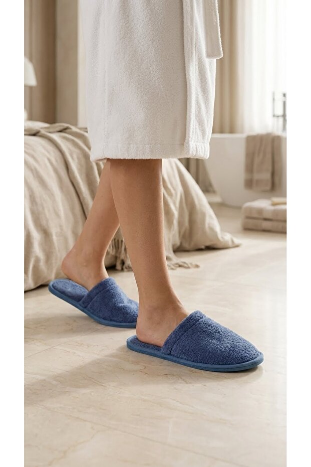 2'li Eva Tabanlı Ev Banyo Terlik - 3