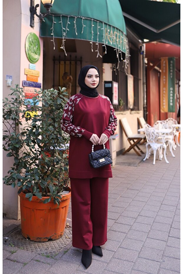 طقم ميرسيريزد بنقشة الفهد - 2