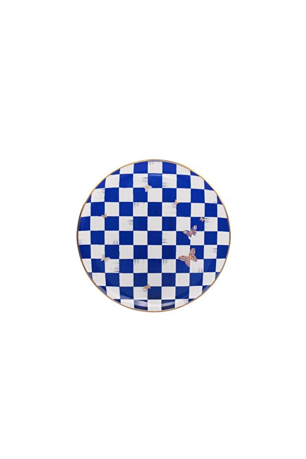 EMMA KOBALT TEKLİ SERVİS TABAK 26CM - 1