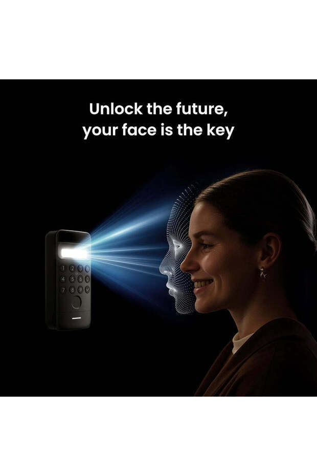Smart Keypad Vision with Face ID, Fingerprint and Multi-Method Unlock - 7